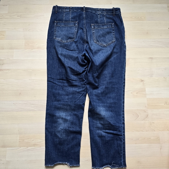 J.Jill Denim High Rise Straight Leg Jeans Size 14 - Picture 3 of 14